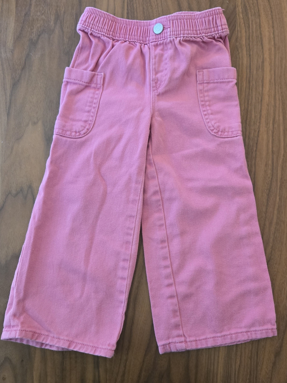 Old Navy Bubblegum Pink Baggy Wide Leg Pants • Utility Patch 3T Pocket